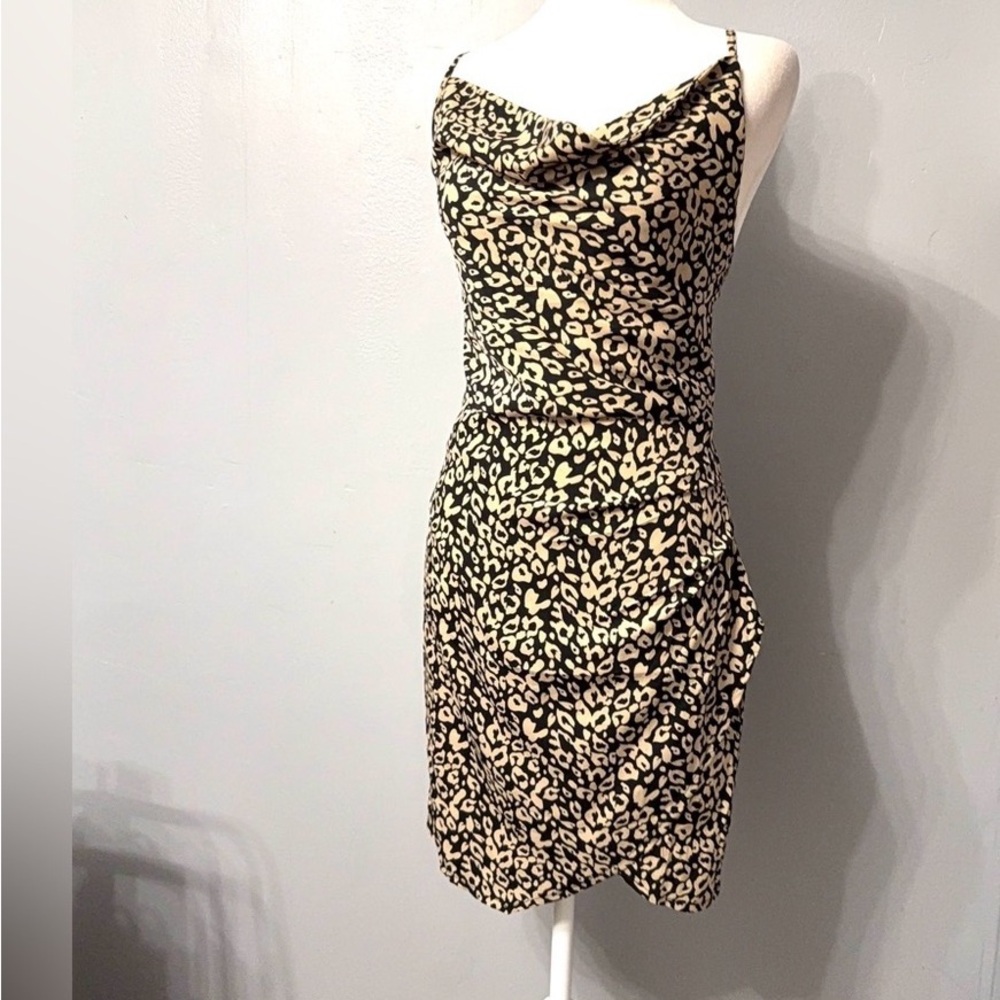Nasty Gal Leopard Print Mini Dress